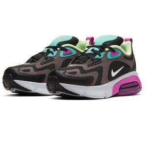 Nike Air Max 200 ‘Thunder Grey Aurora' Kids Sneakers - SZ 6.5 Y- 8 W